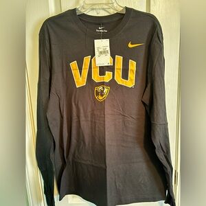Unisex Nike Black and Gold VCU Long Sleeve Tee